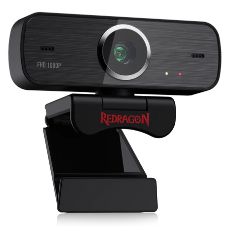 Redragon GW800 Hitman 1080P Webcam with Built-in Dual Microphone 360-Degree Rotation - 2.0 USB Skype Computer Web Camera Redragon GW800 Hitman 1080P Webcam with Built-in Dual Microphone 360-Degree Rotation - 2.0 USB Skype Computer Web Camera